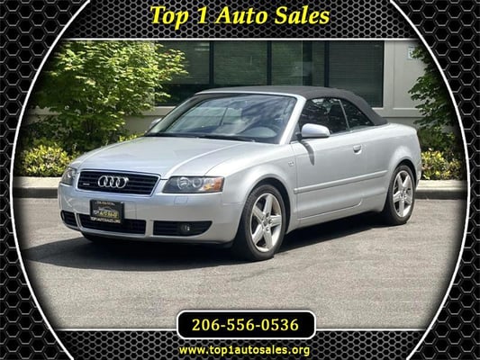 2004 Audi A4 3.0 quattro Cabriolet with Tiptronic