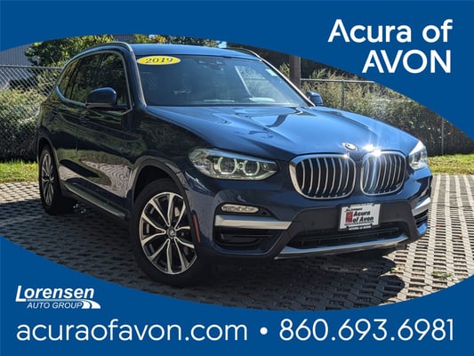 2019 BMW X3 xDrive30i With Navigation