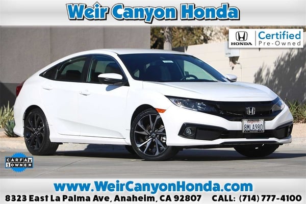 2019 Honda Civic Sedan Sport