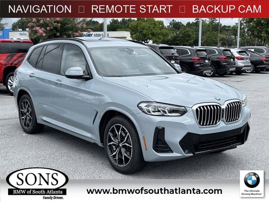 New 2023 BMW X3 sDrive30i With Navigation