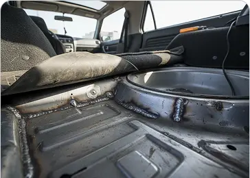 Engine bay frame rails