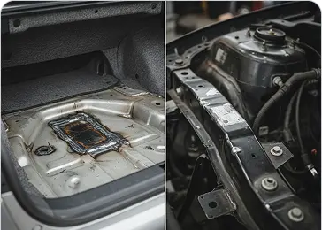 Trunk and engine bay