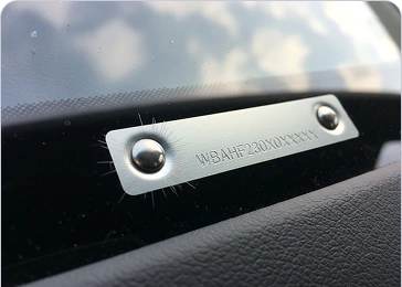 VIN plate integrity